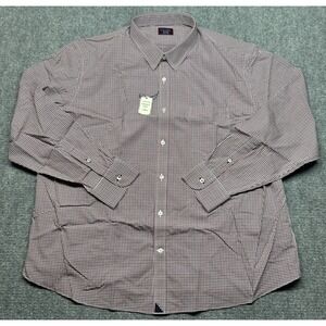UNTUCKit Albarifio WF Shirt Mens 3XL Multicolor Plaid Long Sleeve Button Up New